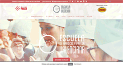 Desktop Screenshot of escueladearrocesypaellas.com